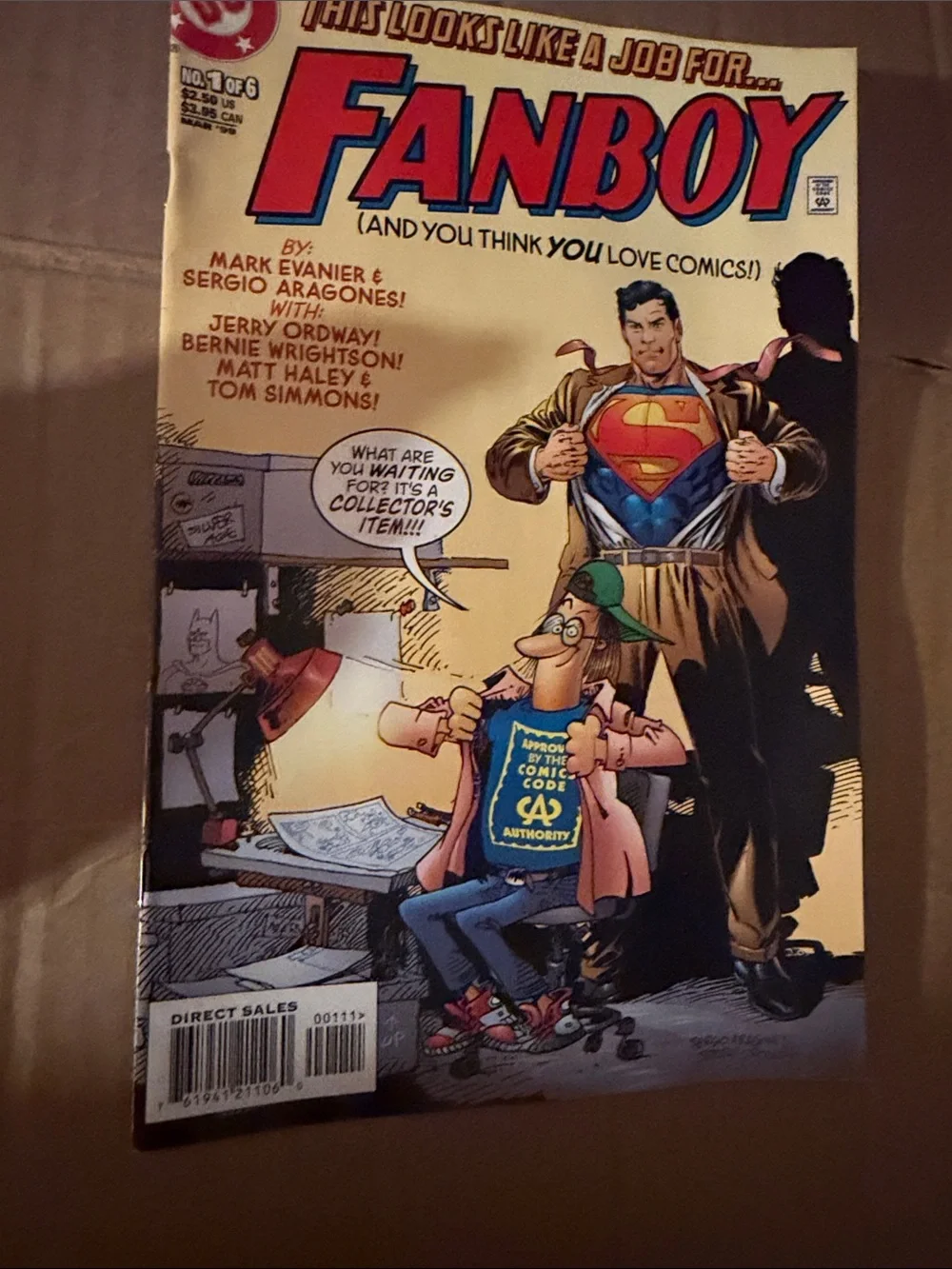 Fanboy #1 DC Comics 1999 Mark Evanier Sergio Aragones Bernie Wrightson VF